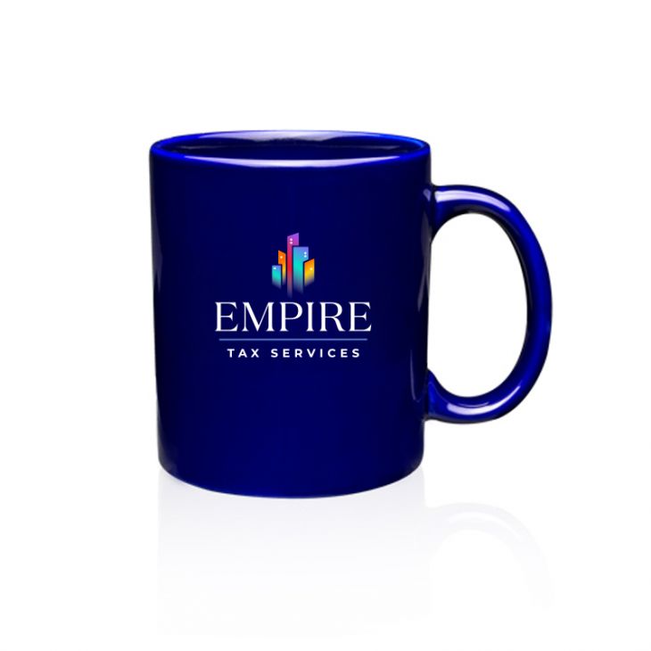 13 oz Midnight Blue Colored Mug main image